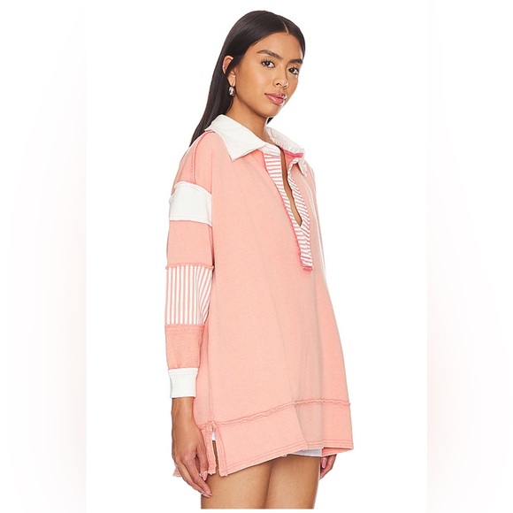 NWT Clean Prep Polo Pullover in Rosetta Combo - Picture 8 of 12